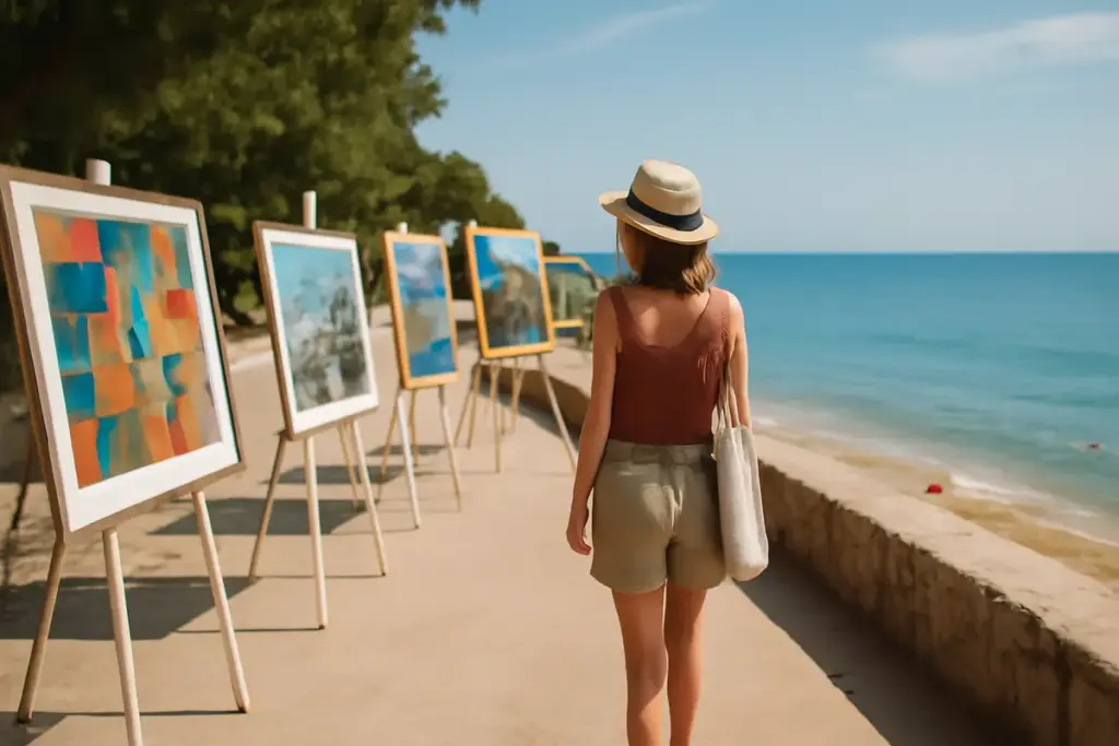 Mostre d’arte sul lungomare di Sfinalicchio: il percorso poco conosciuto che unisce creatività e relax