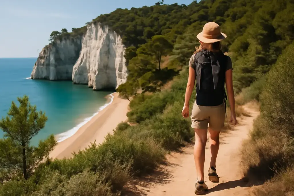 Falesie spettacolari vicino alla spiaggia di Sfinalicchio: la passeggiata preferita dagli amanti della natura