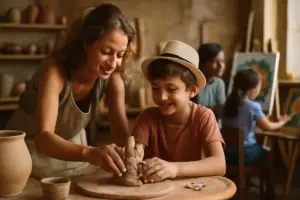 Perché visitare i laboratori d’arte durante le vacanze a Sfinalicchio? L’esperienza pratica che coinvolge grandi e piccoli