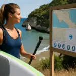 Come partecipare alle escursioni in SUP lungo la costa di Sfinalicchio? I requisiti e i punti di partenza facili da raggiungere