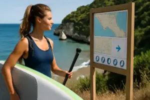 Come partecipare alle escursioni in SUP lungo la costa di Sfinalicchio? I requisiti e i punti di partenza facili da raggiungere