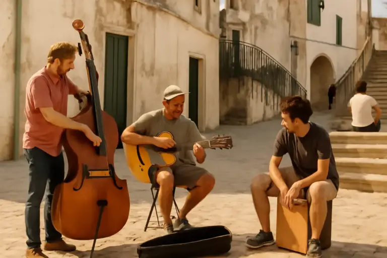 Dove incontrare i musicisti locali a Sfinalicchio? Piazze e angoli inaspettati che diventano palcoscenici improvvisati